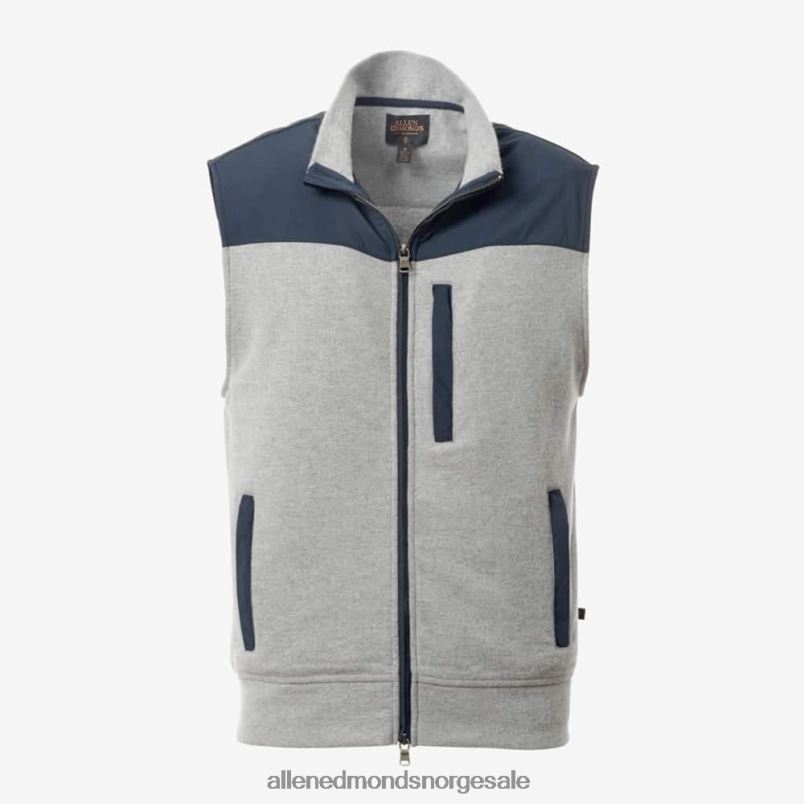 nei Allen Edmonds unisex james vest med glidelås foran marinen 64B6Z165