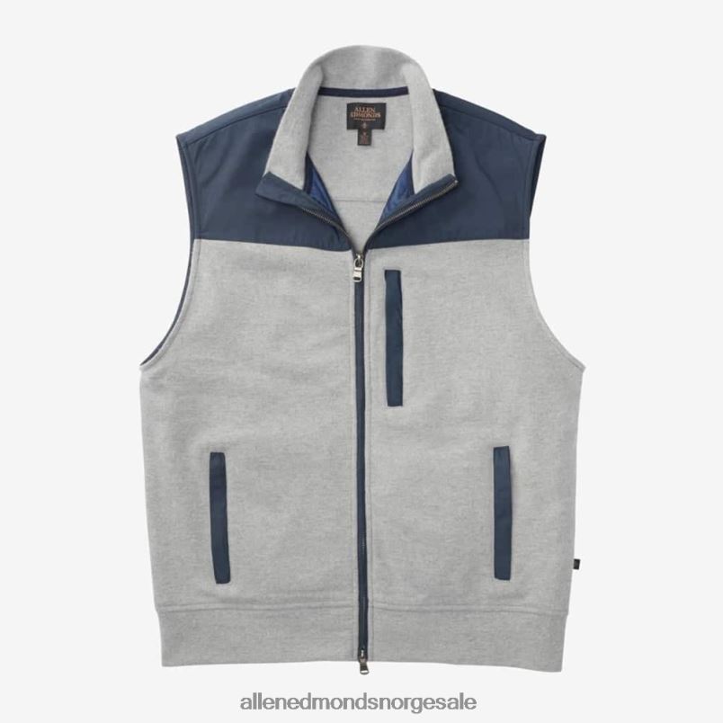 nei Allen Edmonds unisex james vest med glidelås foran marinen 64B6Z165