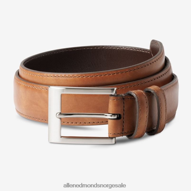 nei Allen Edmonds unisex bredt basiskjolebelte mørkt valnøttskinn 64B6Z550