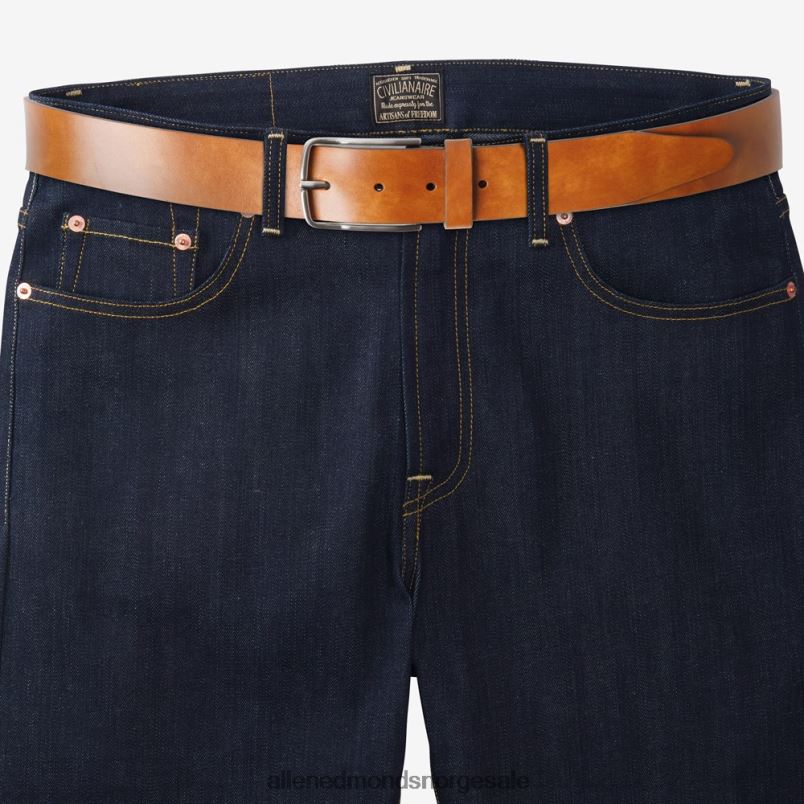 nei Allen Edmonds unisex broadway avenue kjole uformelt belte mørkt valnøttskinn 64B6Z287