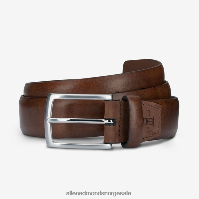 nei Allen Edmonds unisex glass avenue kjole belte kaffe brun 64B6Z555