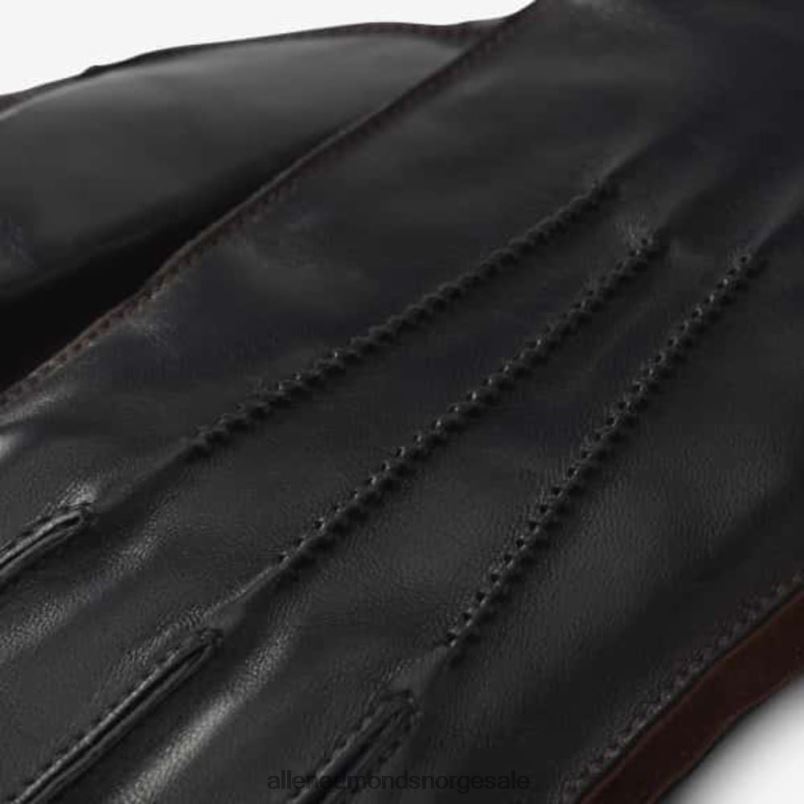 nei Allen Edmonds unisex blandet lær kashmirfôrede teknologihansker svart 64B6Z393