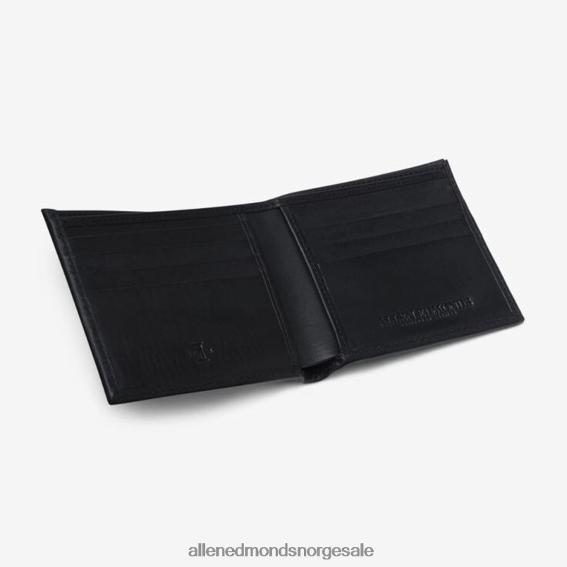 nei Allen Edmonds unisex rfid vachetta executive bifold lommebok svart 64B6Z593