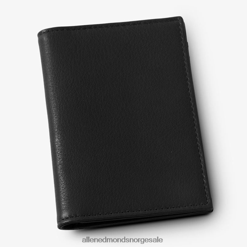 nei Allen Edmonds unisex rfid vachetta kortveske med ID-holder svart 64B6Z582
