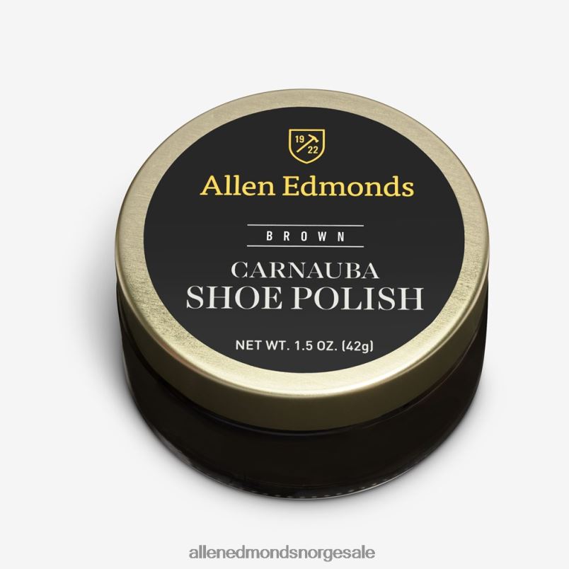 nei Allen Edmonds unisex reisestørrelse carnaubavoks polish brun 64B6Z608