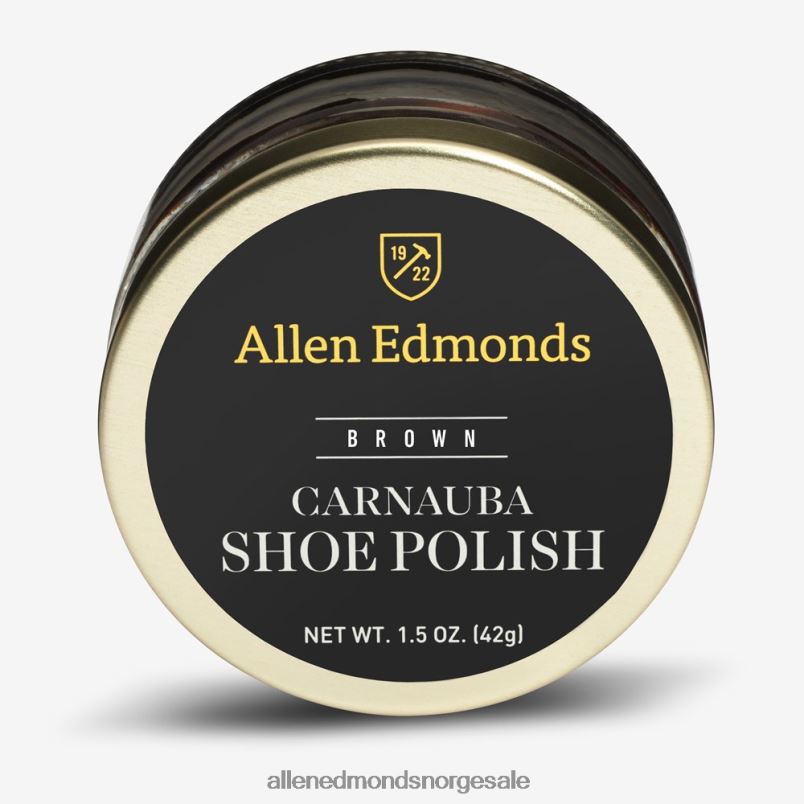 nei Allen Edmonds unisex reisestørrelse carnaubavoks polish brun 64B6Z608