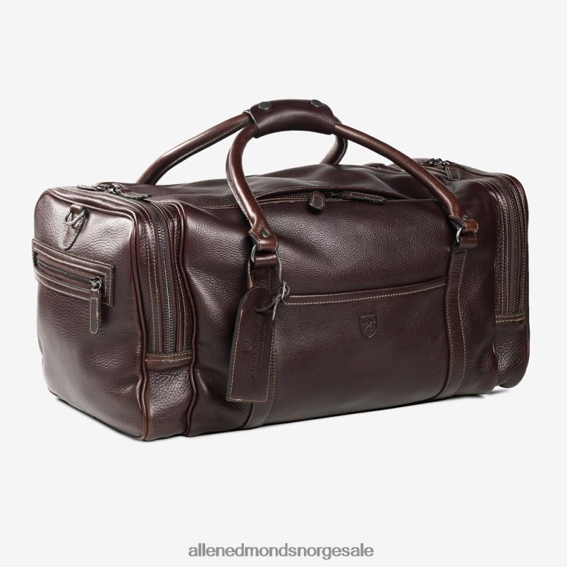 nei Allen Edmonds unisex american grain collection - halvmåne pose med glidelås kobber 64B6Z591
