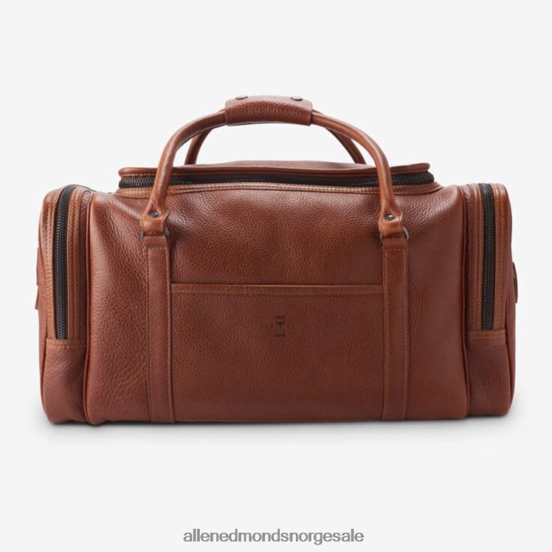 nei Allen Edmonds unisex american grain collection - halvmåne pose med glidelås tan 64B6Z381