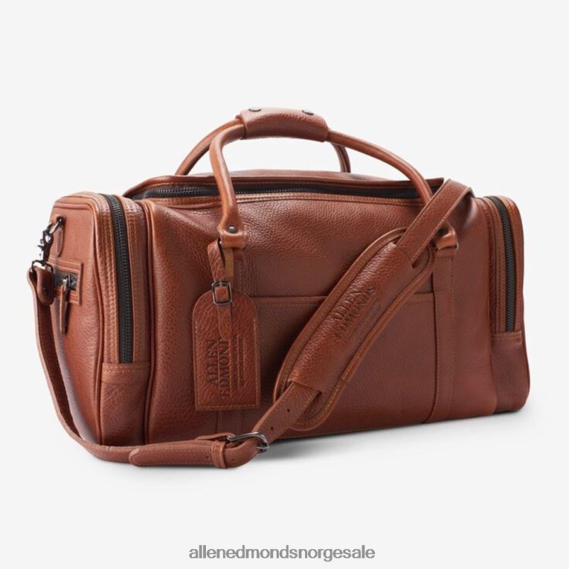 nei Allen Edmonds unisex american grain collection - halvmåne pose med glidelås tan 64B6Z381