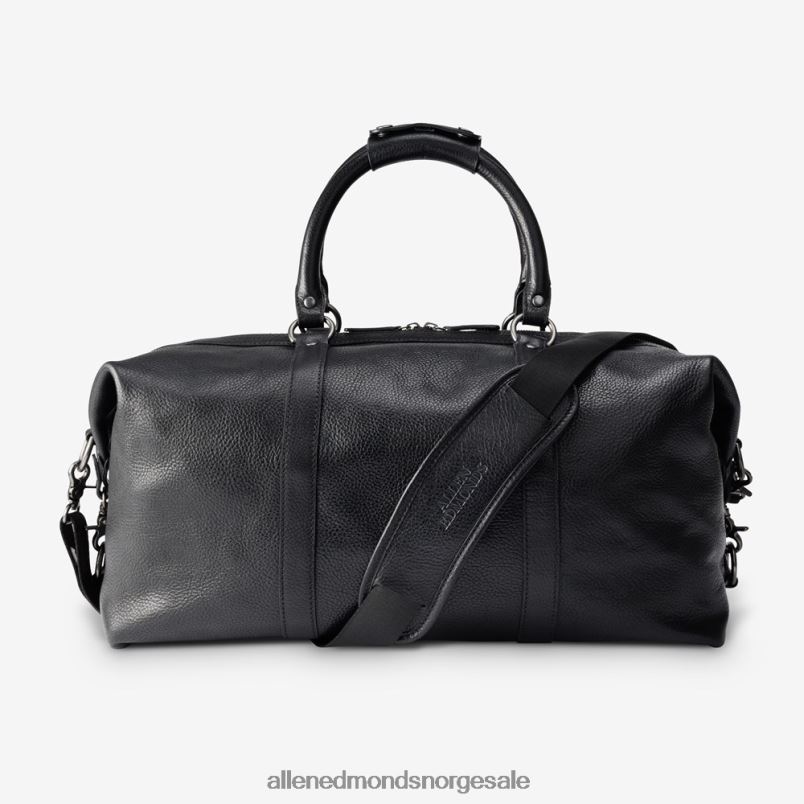 nei Allen Edmonds unisex duffelbag i skinn Svart lær 64B6Z309