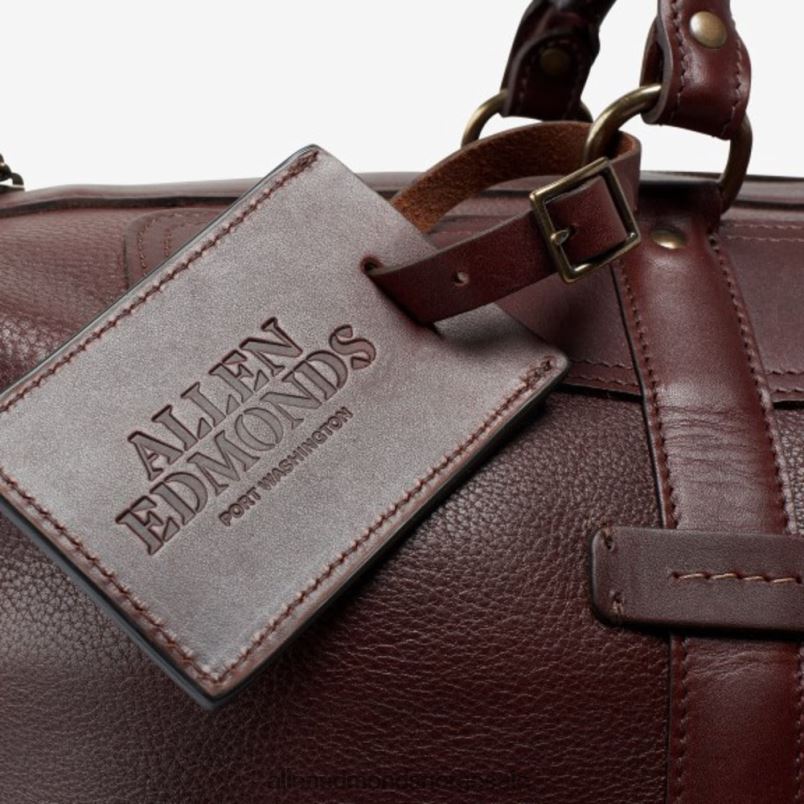 nei Allen Edmonds unisex sadelskinnkolleksjon - duffle bag chili 64B6Z590