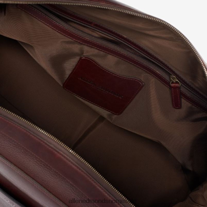 nei Allen Edmonds unisex sadelskinnkolleksjon - duffle bag chili 64B6Z590