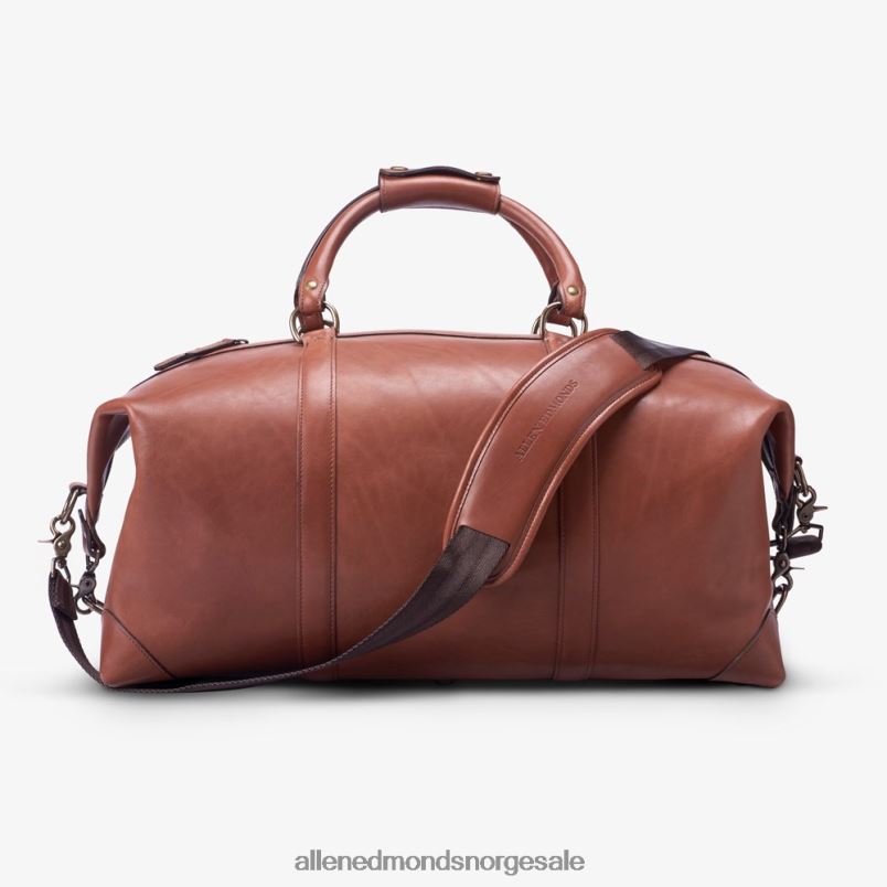 nei Allen Edmonds unisex sadelskinnkolleksjon - duffle bag solbrun sal 64B6Z376