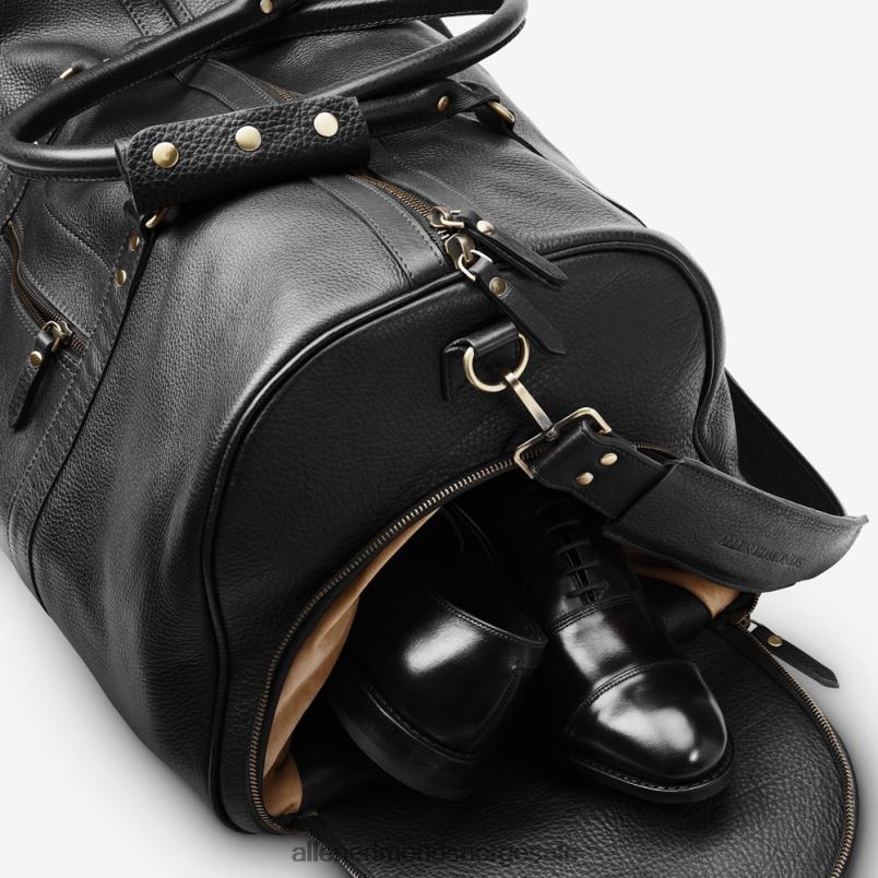 nei Allen Edmonds unisex skinn weekender Svart lær 64B6Z330