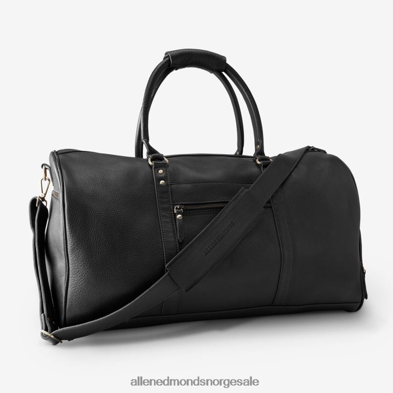 nei Allen Edmonds unisex skinn weekender Svart lær 64B6Z330