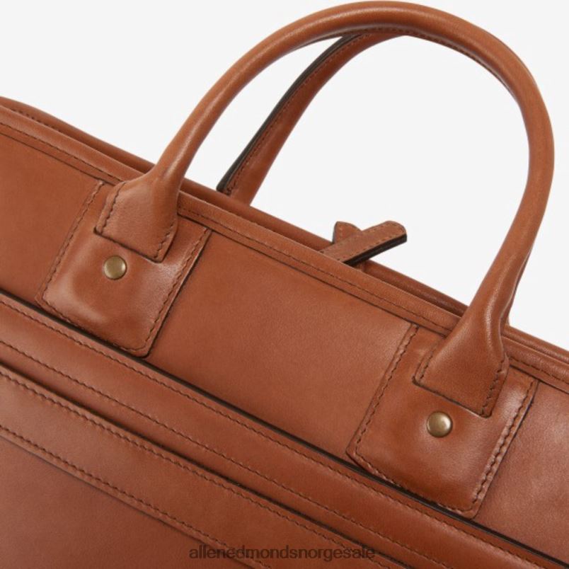 nei Allen Edmonds unisex sadelskinnsamling - koffert med enkelt kile tan 64B6Z398